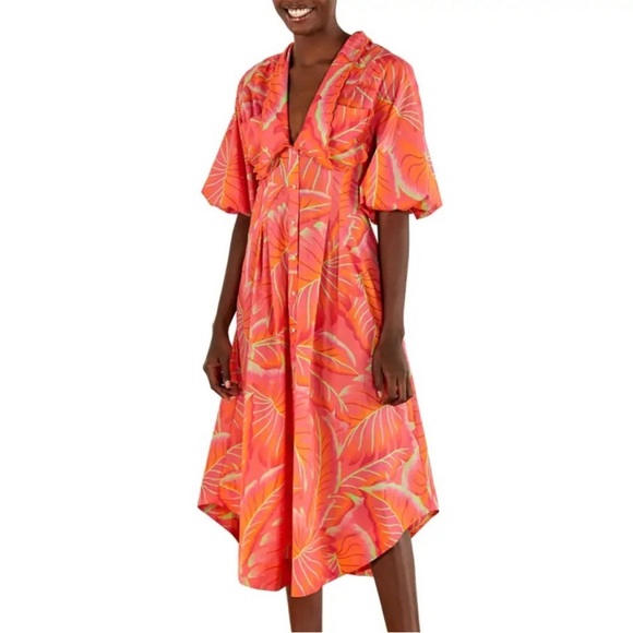 NWT Farm Rio Bright Forrest Dress - Picture 3 of 5